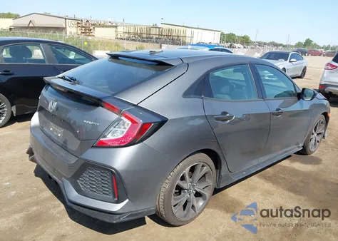 2018 Honda Civic Sport из США, поврежденный, VIN SHHFK7H41JU208166